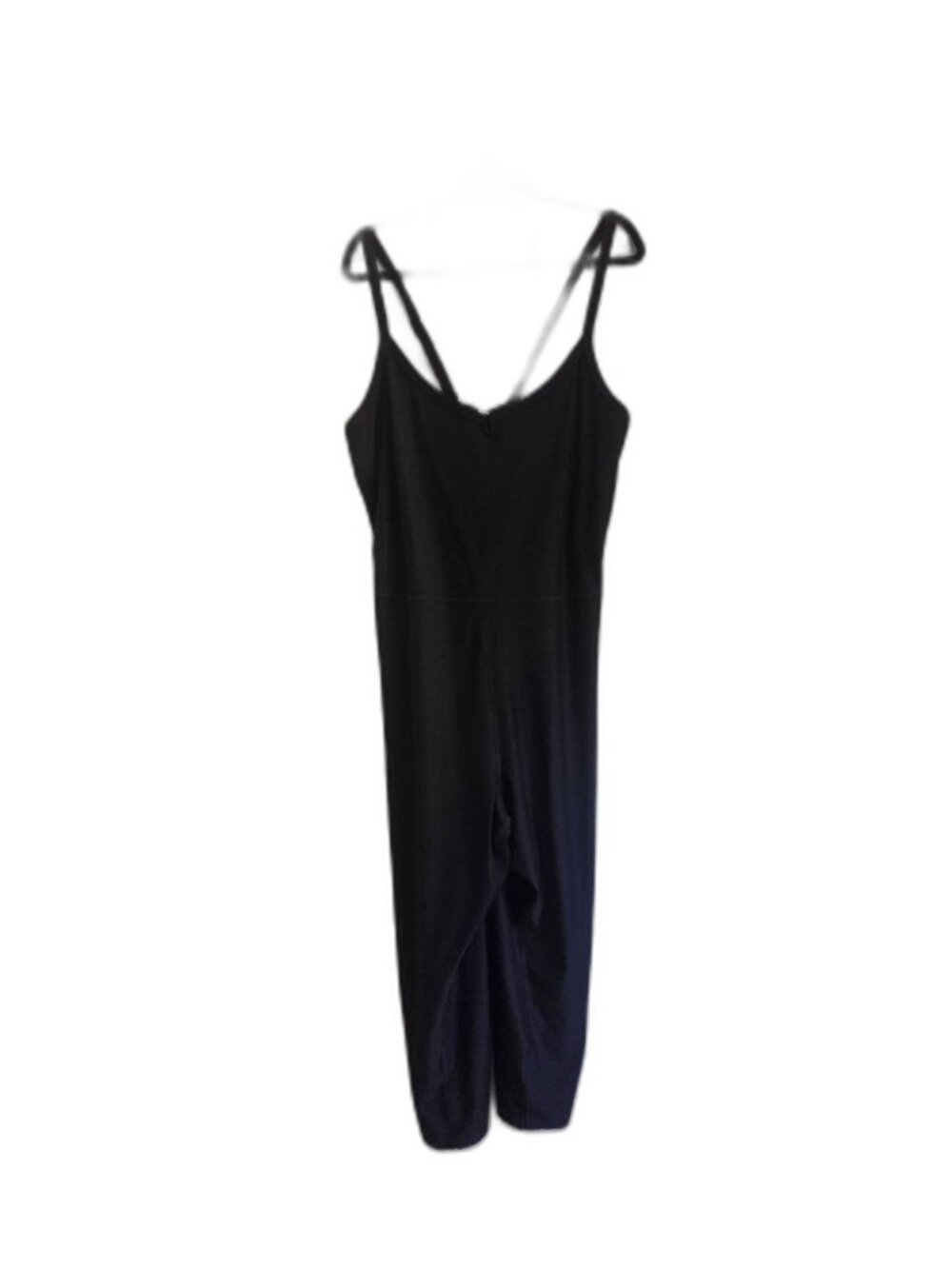 Old Navy Cloud Dry Criss Cross Back Jumpsuit 3X Black NWOT